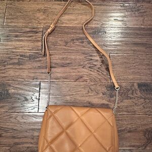a new day Quilted Brown Crossbody Bag